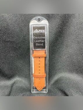 Alpine International Tan Leather Watch Band